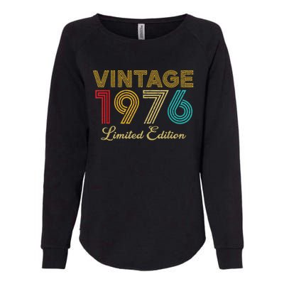 47 Years Old Vintage 1976 Limited Edition 47th Birthday Womens California Wash Sweatshirt