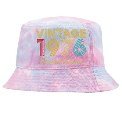 47 Years Old Vintage 1976 Limited Edition 47th Birthday Tie-Dyed Bucket Hat