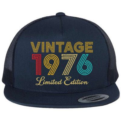 47 Years Old Vintage 1976 Limited Edition 47th Birthday Flat Bill Trucker Hat