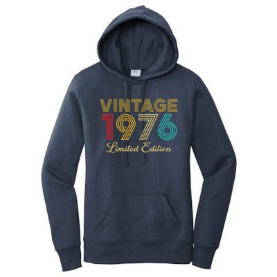 47 Years Old Vintage 1976 Limited Edition 47th Birthday Women's Pullover Hoodie