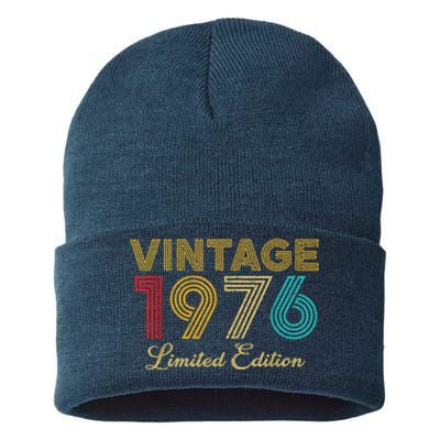 47 Years Old Vintage 1976 Limited Edition 47th Birthday Sustainable Knit Beanie