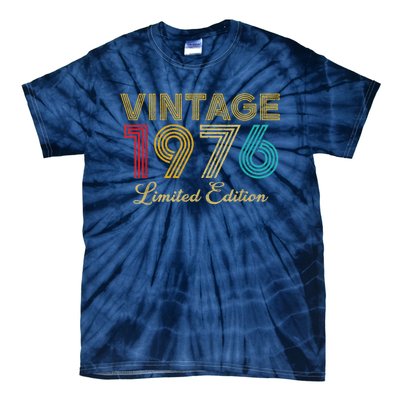 47 Years Old Vintage 1976 Limited Edition 47th Birthday Tie-Dye T-Shirt