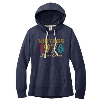 47 Years Old Vintage 1976 Limited Edition 47th Birthday Women's Fleece Hoodie