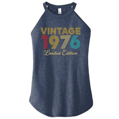 47 Years Old Vintage 1976 Limited Edition 47th Birthday Women's Perfect Tri Rocker Tank