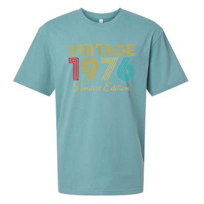 47 Years Old Vintage 1976 Limited Edition 47th Birthday Sueded Cloud Jersey T-Shirt