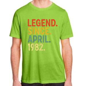 41 Year Old Legend Since April 1982 41st Birthday Adult ChromaSoft Performance T-Shirt