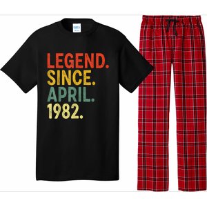 41 Year Old Legend Since April 1982 41st Birthday Pajama Set