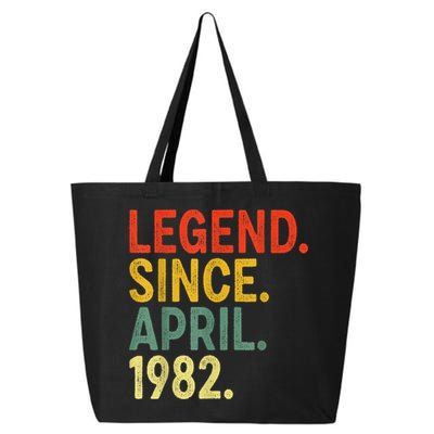 41 Year Old Legend Since April 1982 41st Birthday 25L Jumbo Tote