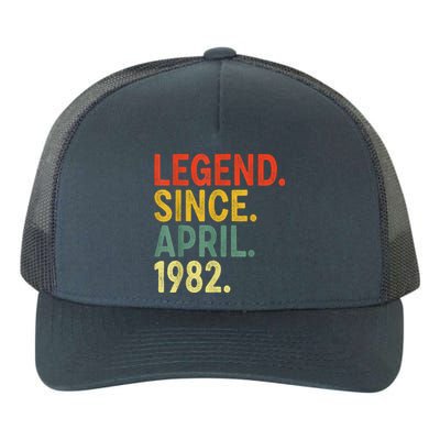 41 Year Old Legend Since April 1982 41st Birthday Yupoong Adult 5-Panel Trucker Hat