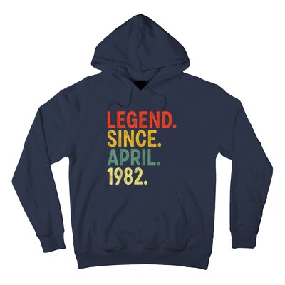 41 Year Old Legend Since April 1982 41st Birthday Hoodie