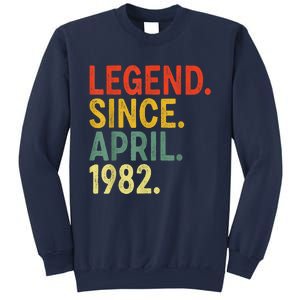 41 Year Old Legend Since April 1982 41st Birthday Sweatshirt