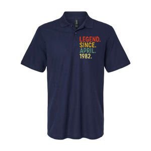 41 Year Old Legend Since April 1982 41st Birthday Softstyle Adult Sport Polo