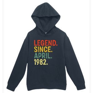 41 Year Old Legend Since April 1982 41st Birthday Urban Pullover Hoodie