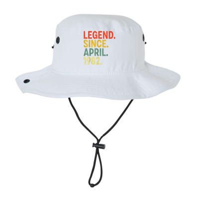 41 Year Old Legend Since April 1982 41st Birthday Legacy Cool Fit Booney Bucket Hat