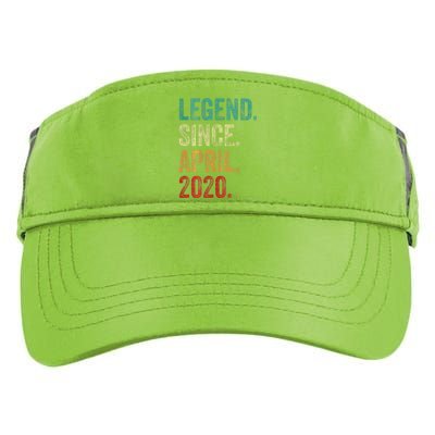 4 Years Old Legend Since April 2020 4th Birthday Adult Drive Performance Visor