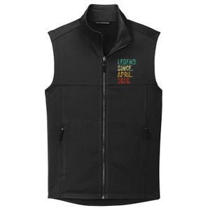 4 Years Old Legend Since April 2020 4th Birthday Collective Smooth Fleece Vest