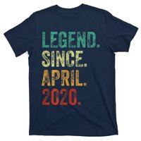 4 Years Old Legend Since April 2020 4th Birthday T-Shirt