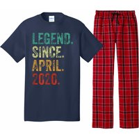 4 Years Old Legend Since April 2020 4th Birthday Pajama Set