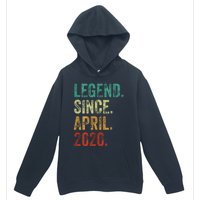 4 Years Old Legend Since April 2020 4th Birthday Urban Pullover Hoodie