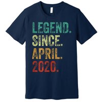 4 Years Old Legend Since April 2020 4th Birthday Premium T-Shirt