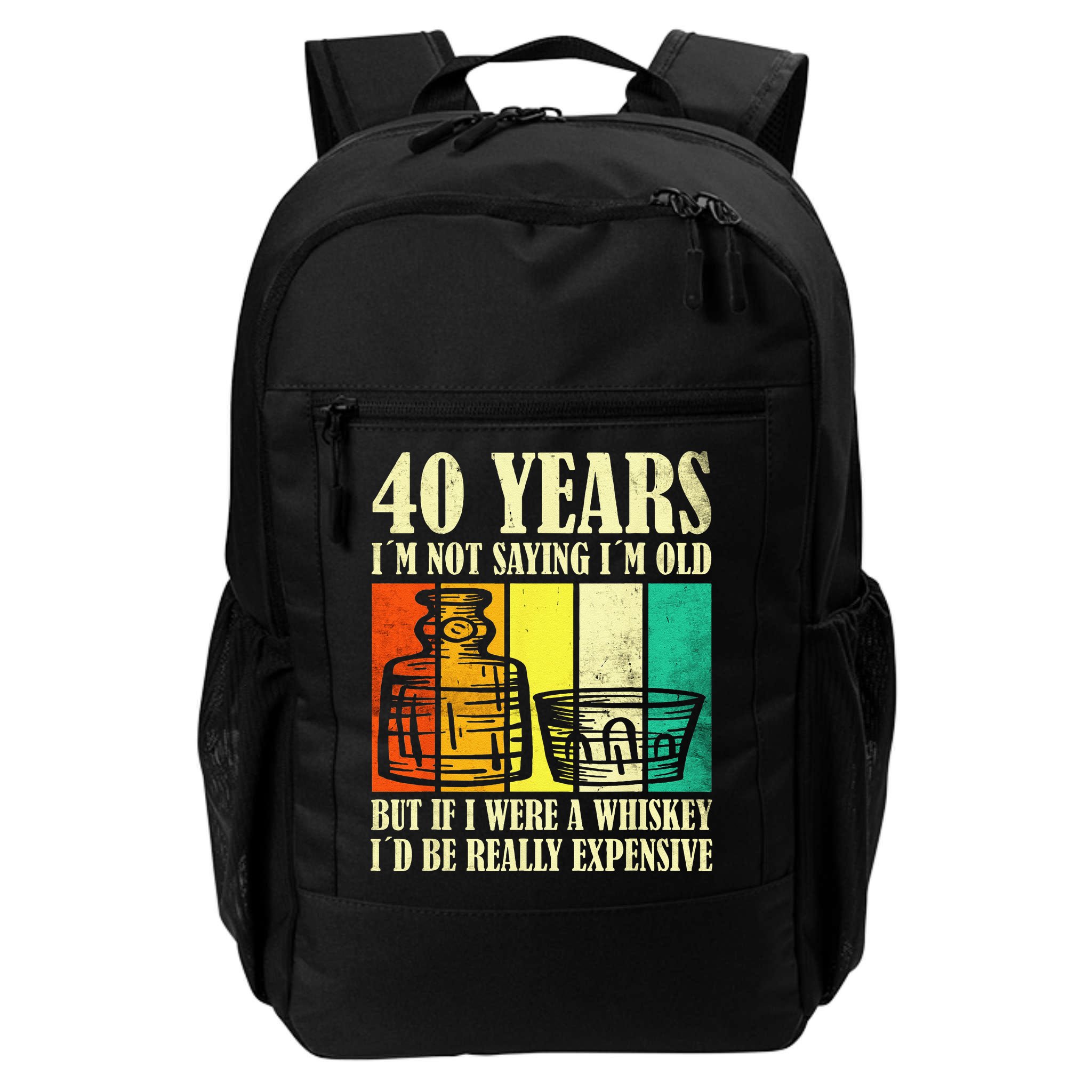 40 Year Old Vintage Bourbon Vintage Whiskey 40th Birthday Backpack