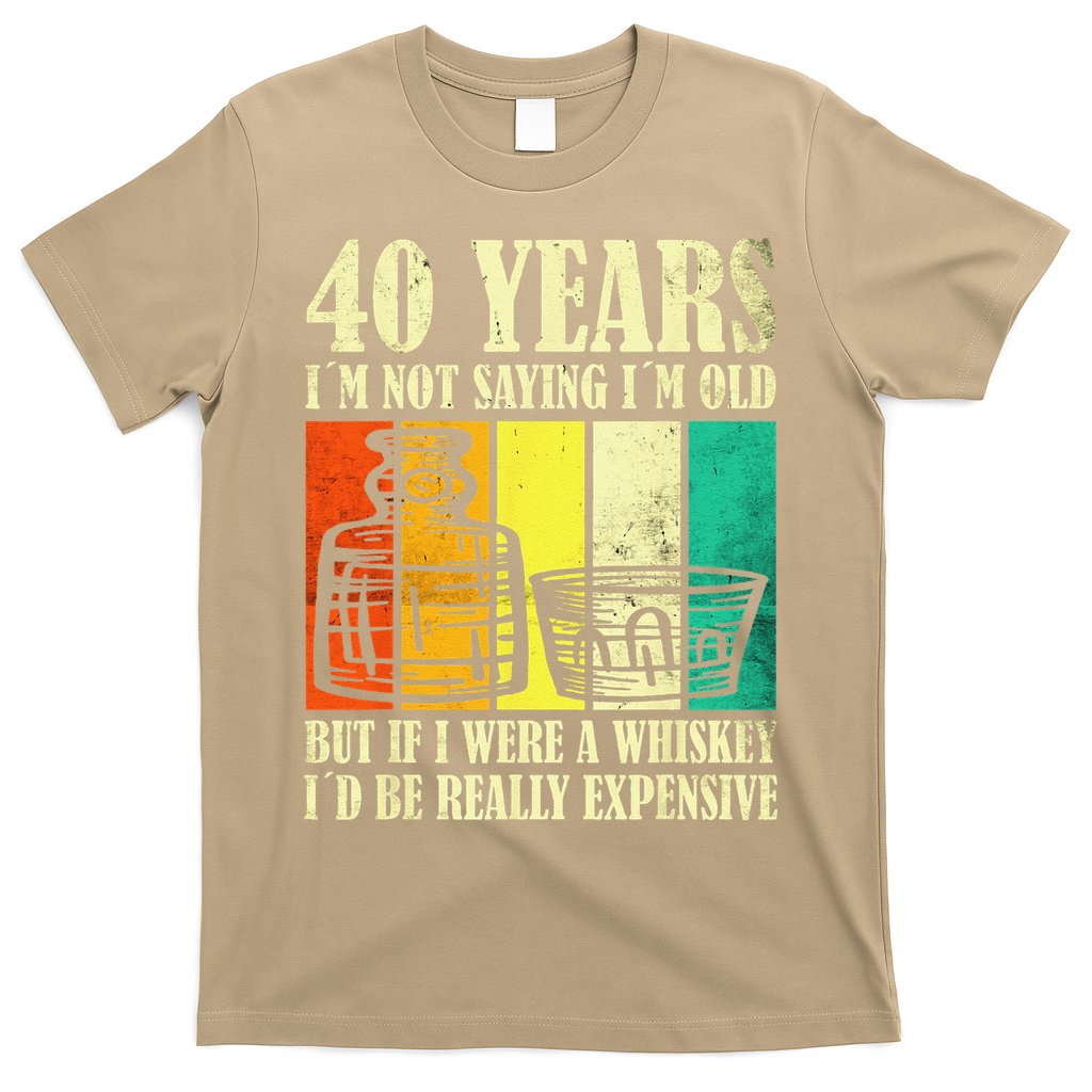 40 Year Old Vintage Bourbon Vintage Whiskey 40th Birthday T-Shirt