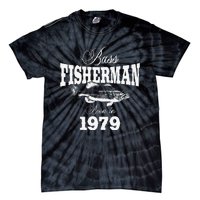 44 Year Old Fisherman Bass Fishing 1979 44th Birthday Tie-Dye T-Shirt