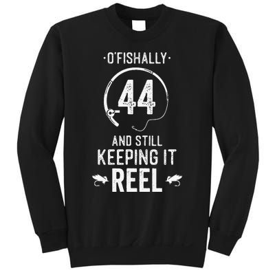 44 Year Old Fishing Fishermen Gifts For Birthday Sweatshirt