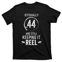 44 Year Old Fishing Fishermen Gifts For Birthday T-Shirt