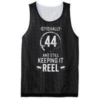 44 Year Old Fishing Fishermen Gifts For Birthday Mesh Reversible Basketball Jersey Tank