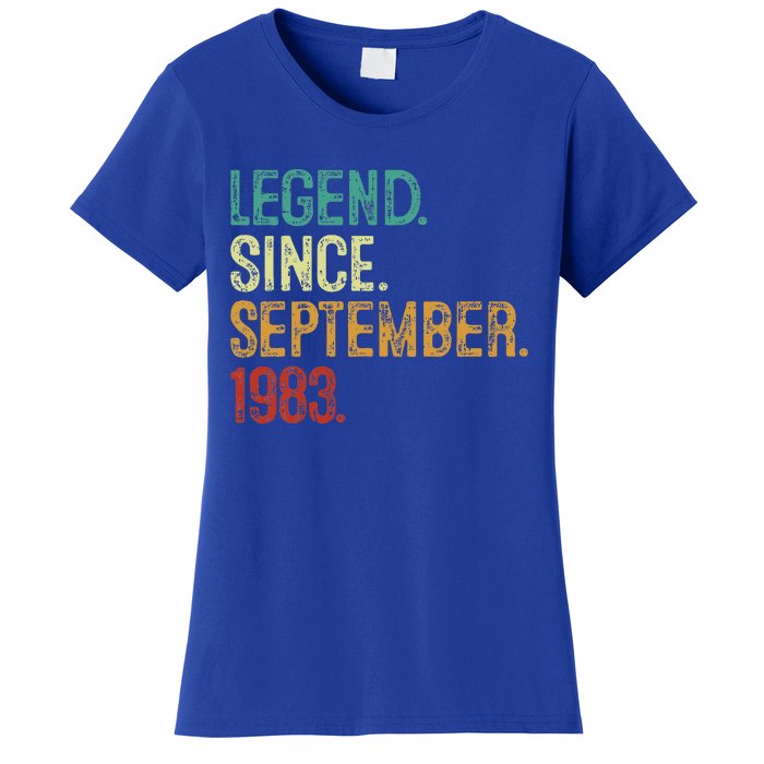 40 Years Old Legend Since September 1983 40th Birthday Women's T-Shirt