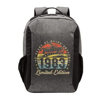 40 Year Old Gifts Vintage 1983 Limited Edition 40th Birthday Vector Backpack