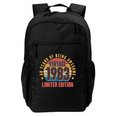 40 Years Of Being Awesome 1983 Limited Edition Vintage Retro Backpack