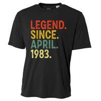 40 Year Old Legend Since April 1983 40th Birthday Cooling Performance Crew T-Shirt