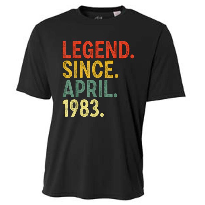 40 Year Old Legend Since April 1983 40th Birthday Cooling Performance Crew T-Shirt