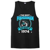 47 Year Old Vintage 1974 Fishing Fisherman 47th Birthday PosiCharge Competitor Tank