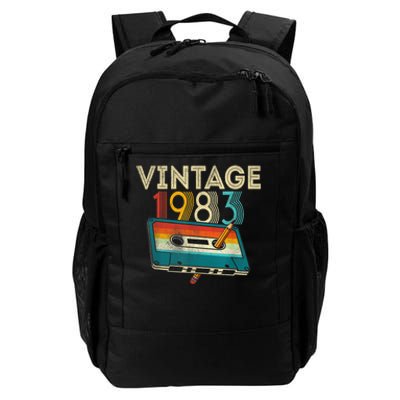 40 Year Old Gifts Vintage 1983 Cassette Tape 40th Birthday Daily Commute Backpack