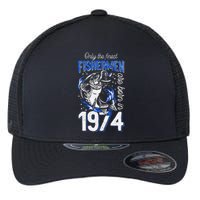 47 Years Old Fishing Fisherman 1974 47th Birthday Flexfit Unipanel Trucker Cap