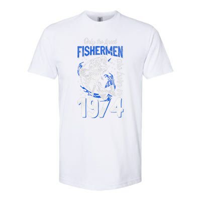 47 Years Old Fishing Fisherman 1974 47th Birthday Softstyle CVC T-Shirt