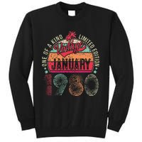 43 Years Old Gift January 1980 Limited Edition 43th Birthday Tall Sweatshirt