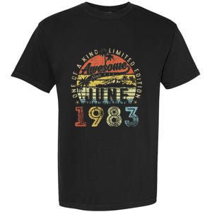 40 Year Old Awesome Since June 1983 40th Birthday Garment-Dyed Heavyweight T-Shirt