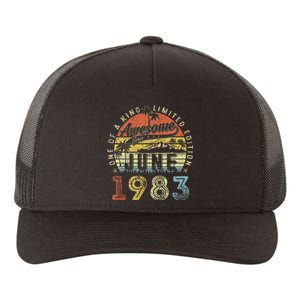 40 Year Old Awesome Since June 1983 40th Birthday Yupoong Adult 5-Panel Trucker Hat