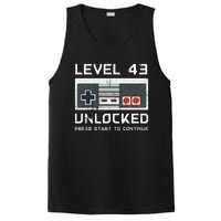 43 Year Old FortyThree Birthday Gift Level 43 Unlocked Game PosiCharge Competitor Tank