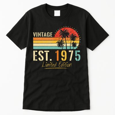 48 Years Old Vintage Est 1975 Limited Edition 48th Birthday Tall T-Shirt