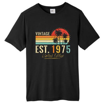 48 Years Old Vintage Est 1975 Limited Edition 48th Birthday Tall Fusion ChromaSoft Performance T-Shirt