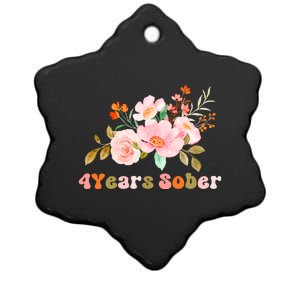 4 Years Sober Gift Sober Anniversary Gift Sobriety Gift Recovery Soberversary Ceramic Star Ornament