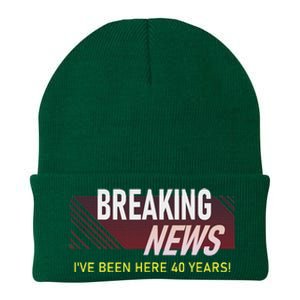 40 Year Work Anniversary 40th Employee Appreciation Knit Cap Winter Beanie