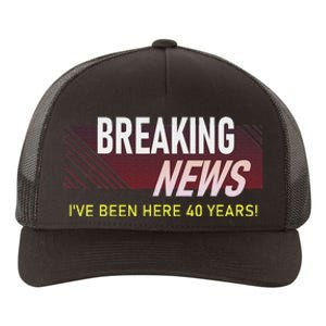 40 Year Work Anniversary 40th Employee Appreciation Yupoong Adult 5-Panel Trucker Hat