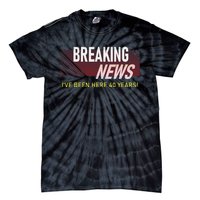 40 Year Work Anniversary 40th Employee Appreciation Tie-Dye T-Shirt