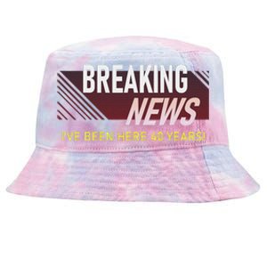 40 Year Work Anniversary 40th Employee Appreciation Tie-Dyed Bucket Hat